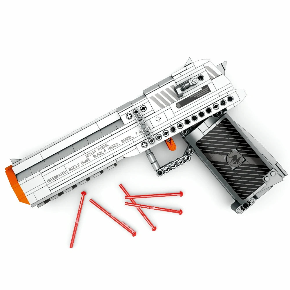 Reobrix Desert Eagle — Celtniecības Bloku Modeļa Komplekts (408 gab.)