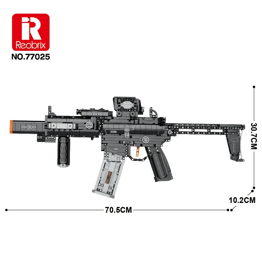 Конструктор Reobrix «Штурмовая винтовка MCX» (1589 деталей)