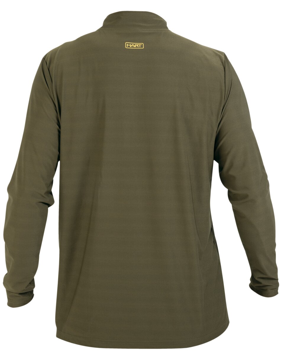 Hart Zip-Longsleeve krekls Ural (olīvu)