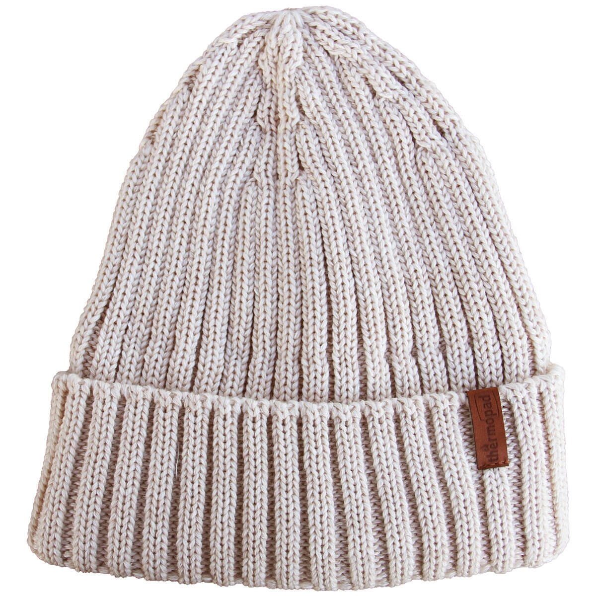 Thermopad Beanie Merino + 10 mini warmers – set (Cream)
