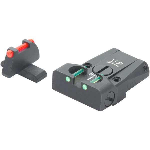 LPA Sights tēmēkļa komplekts TTF priekš SIG P220, P225, P226, P228 (zaļš, 9. izmērs)