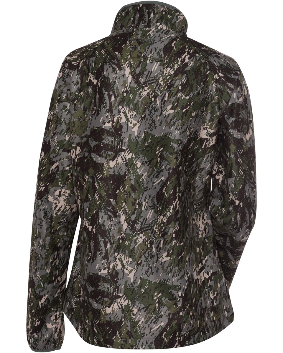 Parforce Women's reversible fleece jacket greenSphere® Signal (Olive/signal orange)