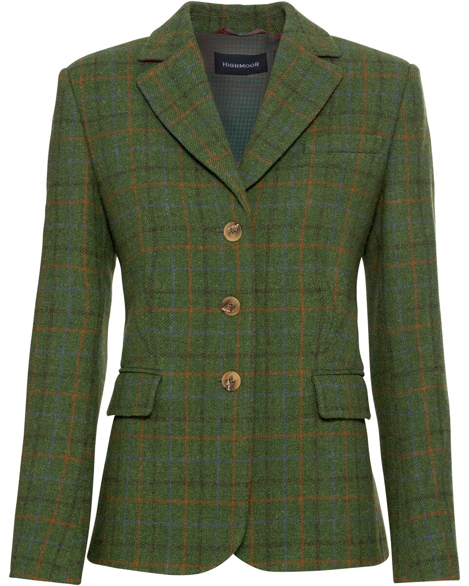Highmoor Tweed blazer (Green/Blue/Brown)