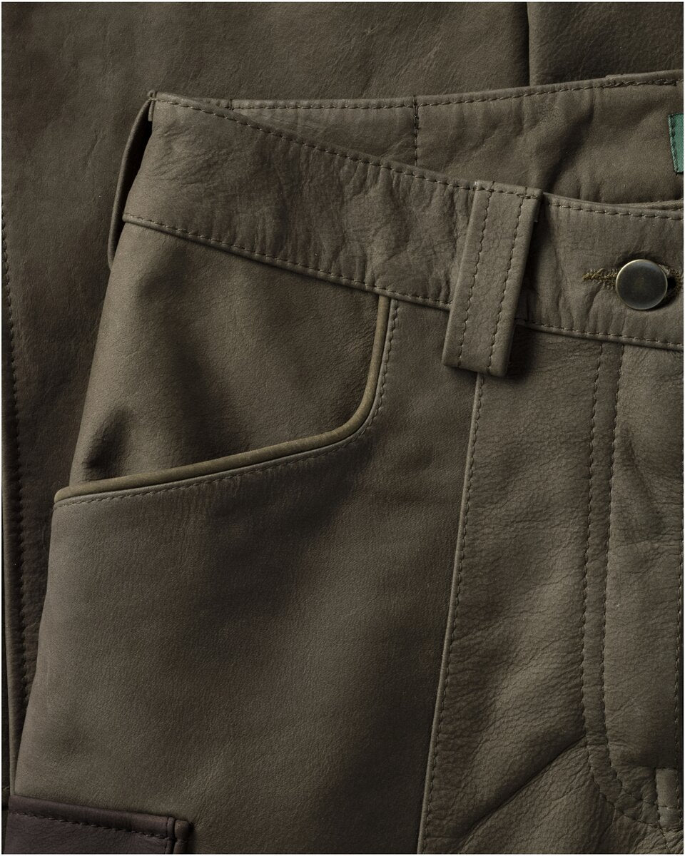 Parforce Women's Prestige Full Bull ādas bikses (olīvu/brūnas)