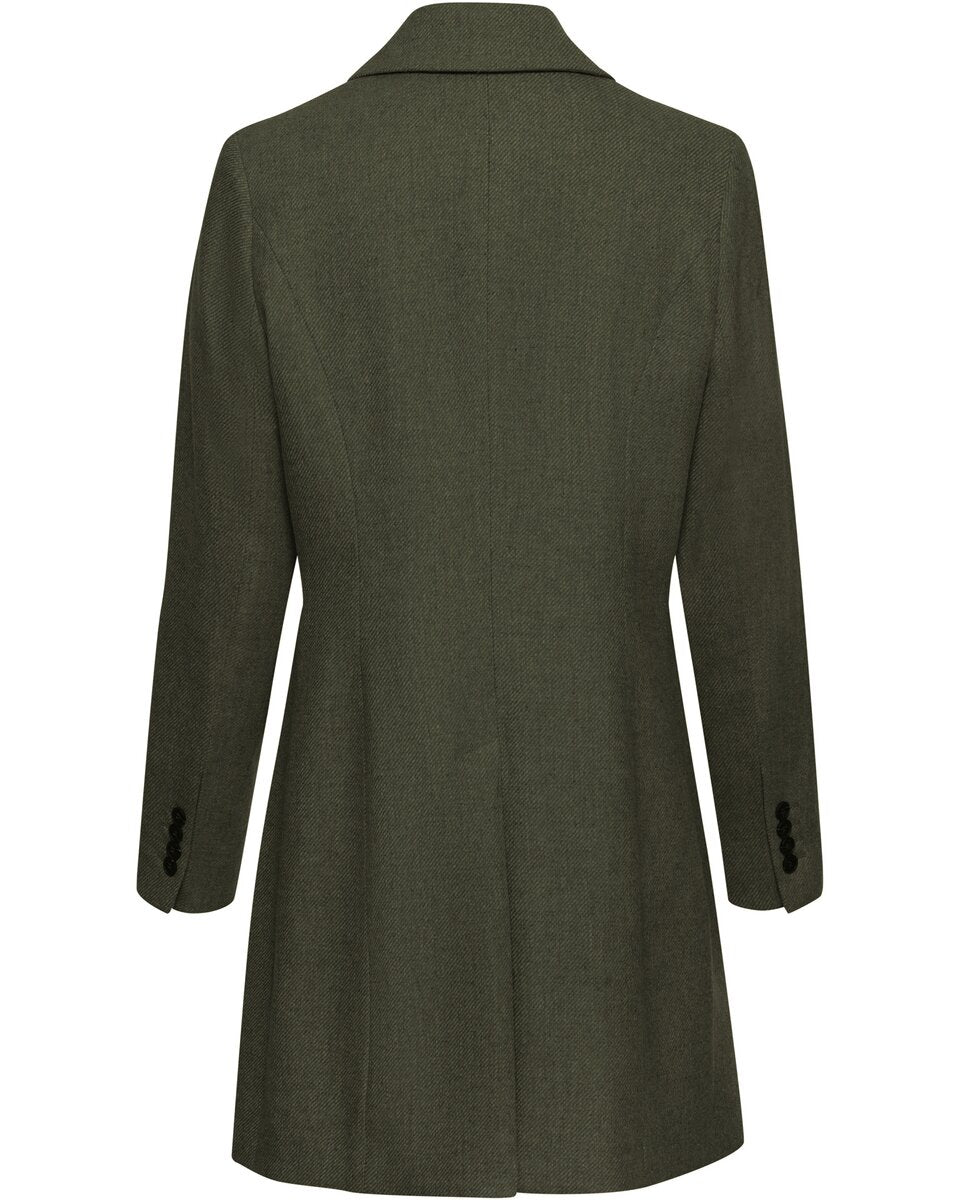 Highmoor Tweed frock coat (Olive-brown)