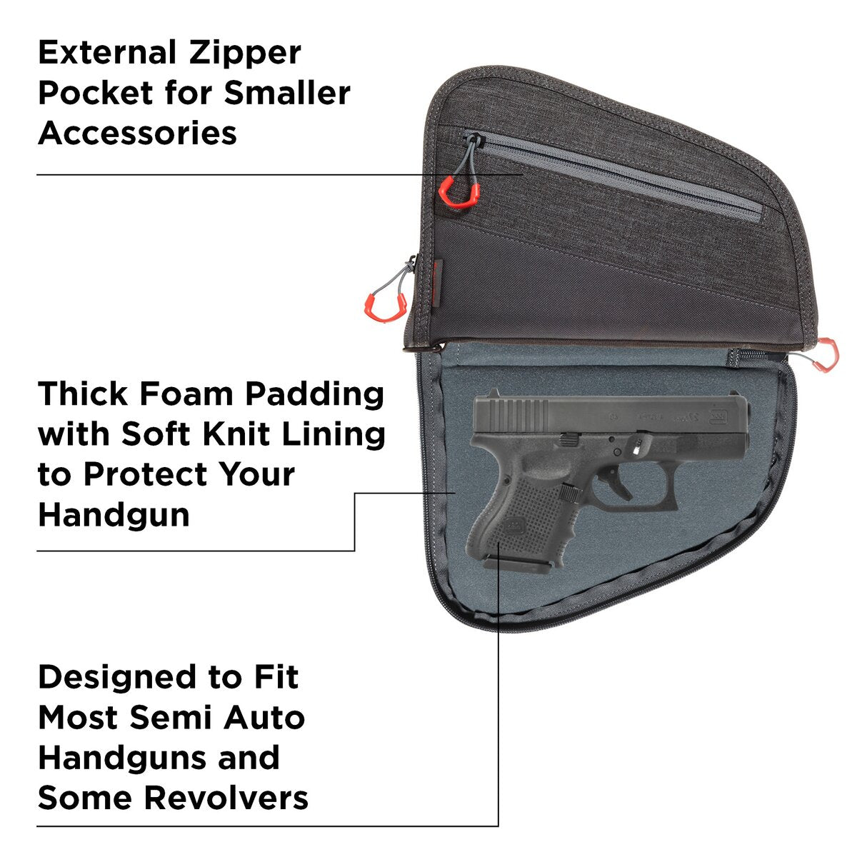 Allen Handgun case Auto Fit 2.0