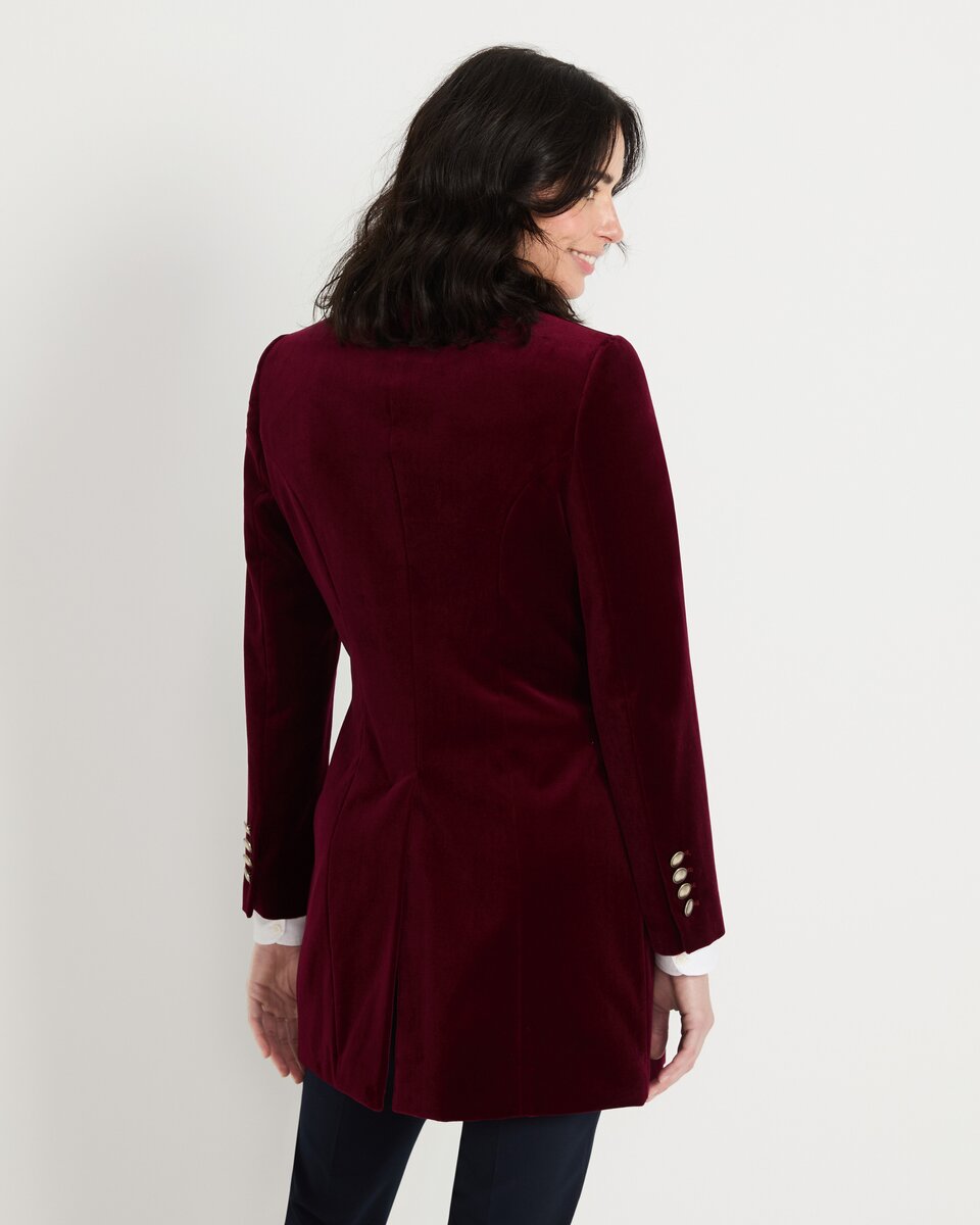 Reitmayer Velvet frock coat (Wine red)