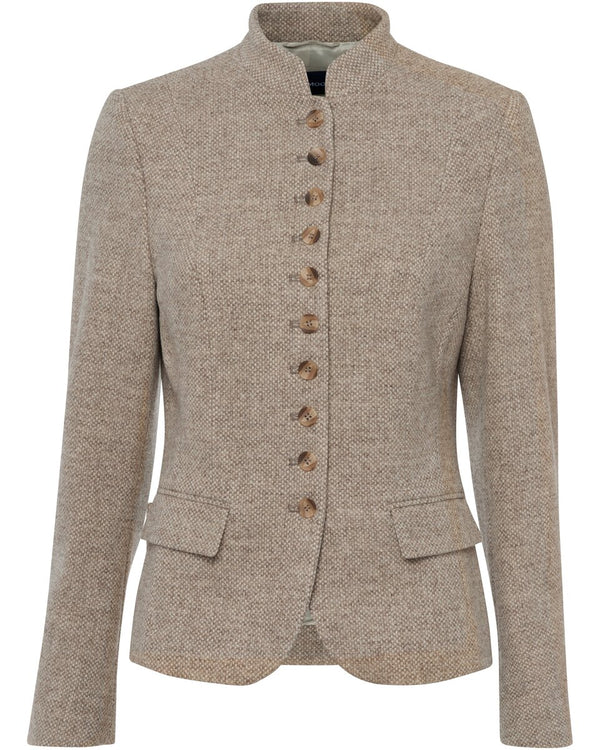 Highmoor Stand-up collar jacket (Natural/light brown)