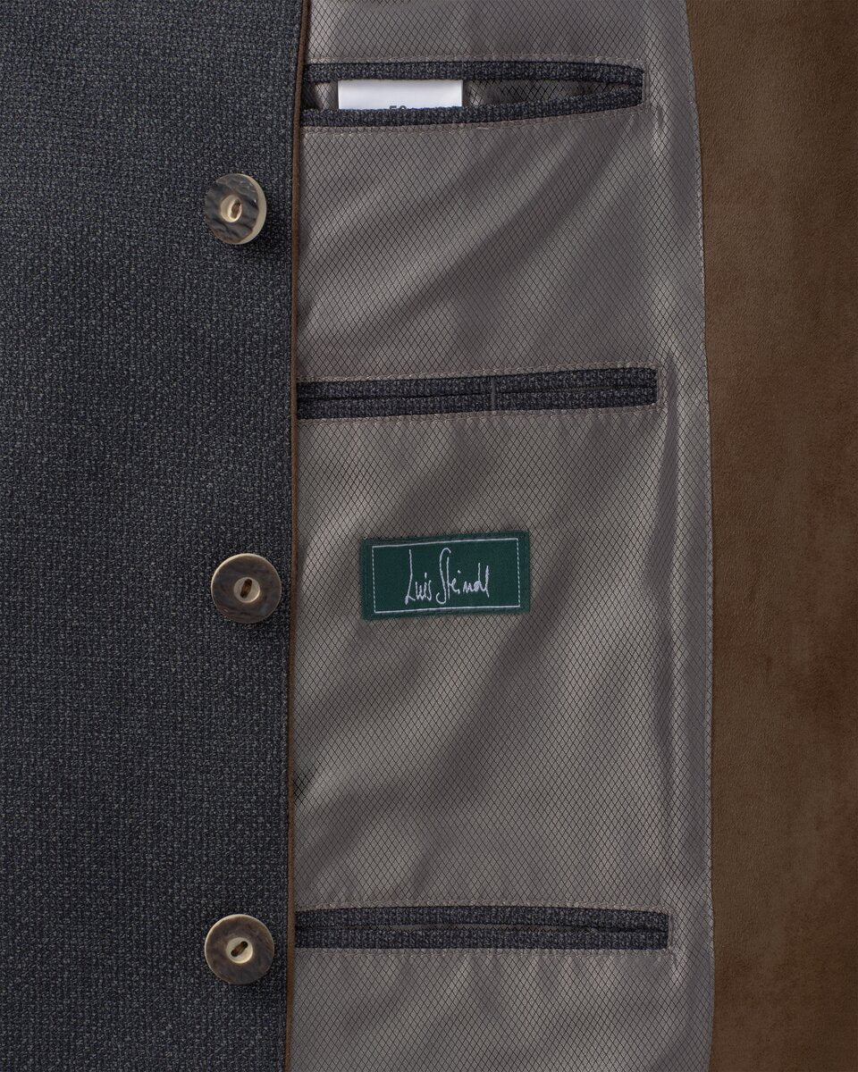 Luis Steindl Jacket with box pleat (Anthracite)