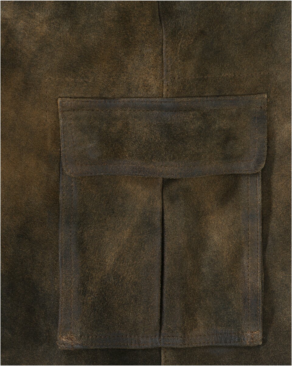 Luis Steindl Cargo leather pants (Olive)