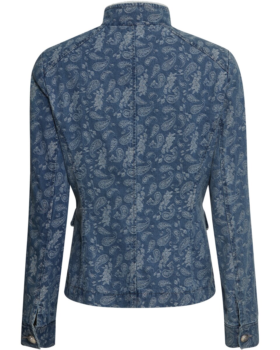 Reitmayer Paisley jacket with fringe (Blue)