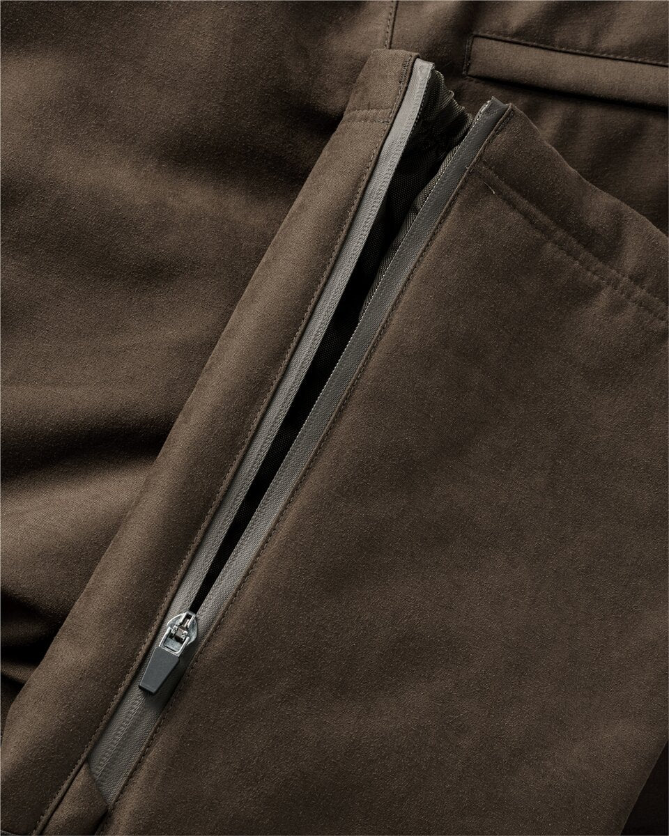 Женские зимние мембранные брюки Parforce Huntex Signature (коричневые)