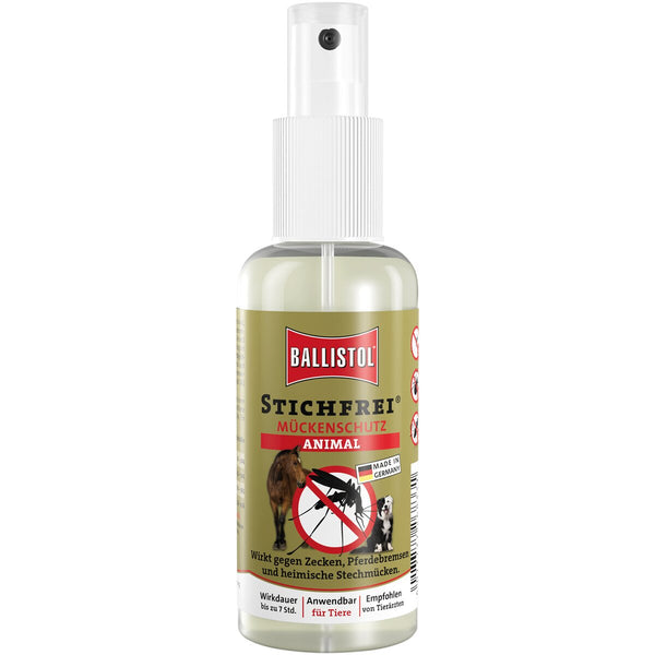 BALLISTOL Insektu atbaidīšanas līdzeklis bez dzeloņiem dzīvniekiem (sūknējams aerosols, 100 ml) 0,1 l