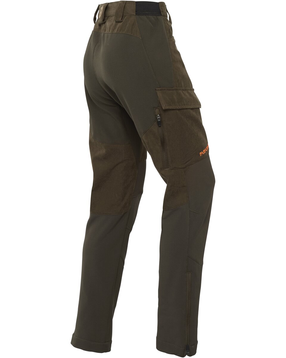 Parforce sieviešu softshell bikses Tanelv (olīvkrāsā)