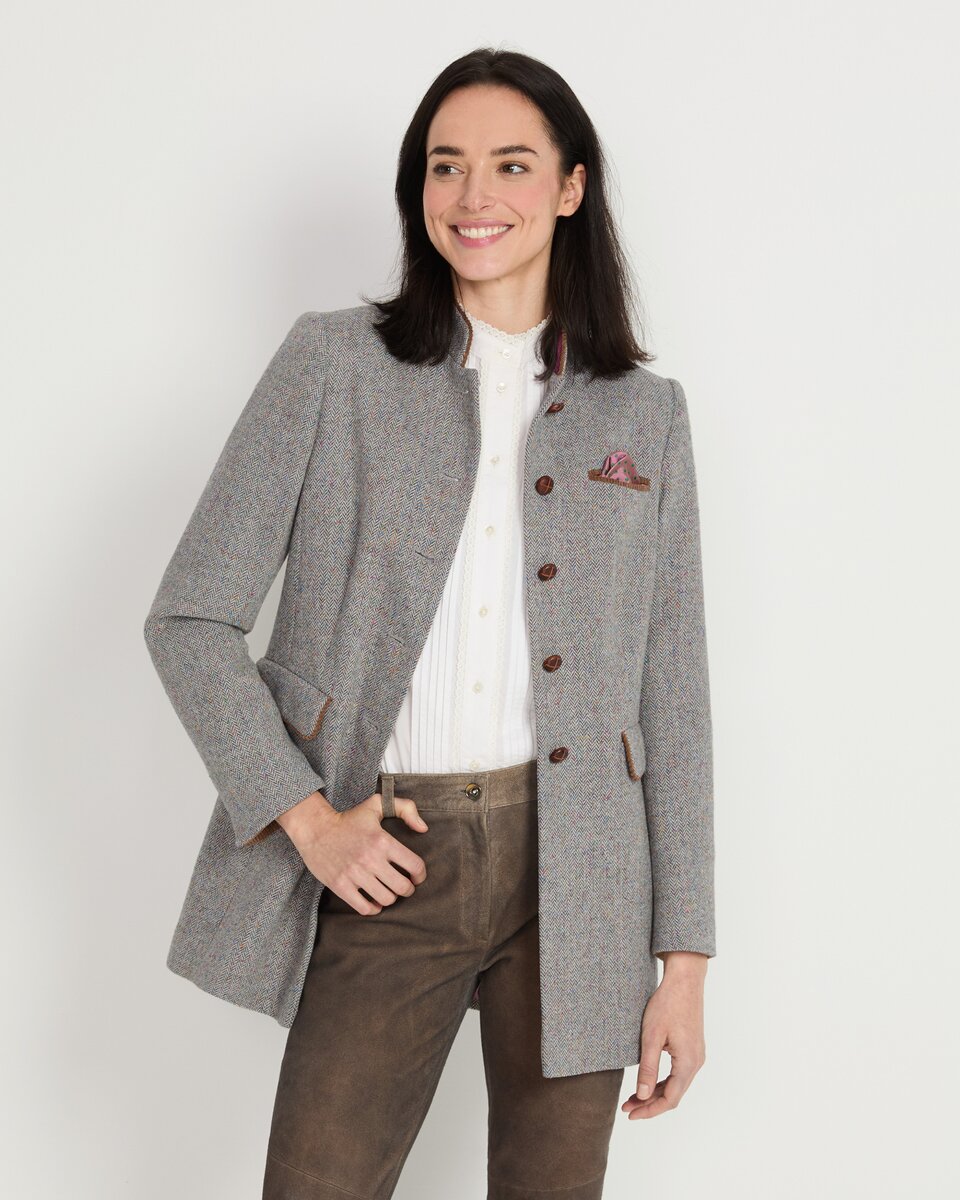 Reitmayer Herringbone frock coat (Blue/Grey)