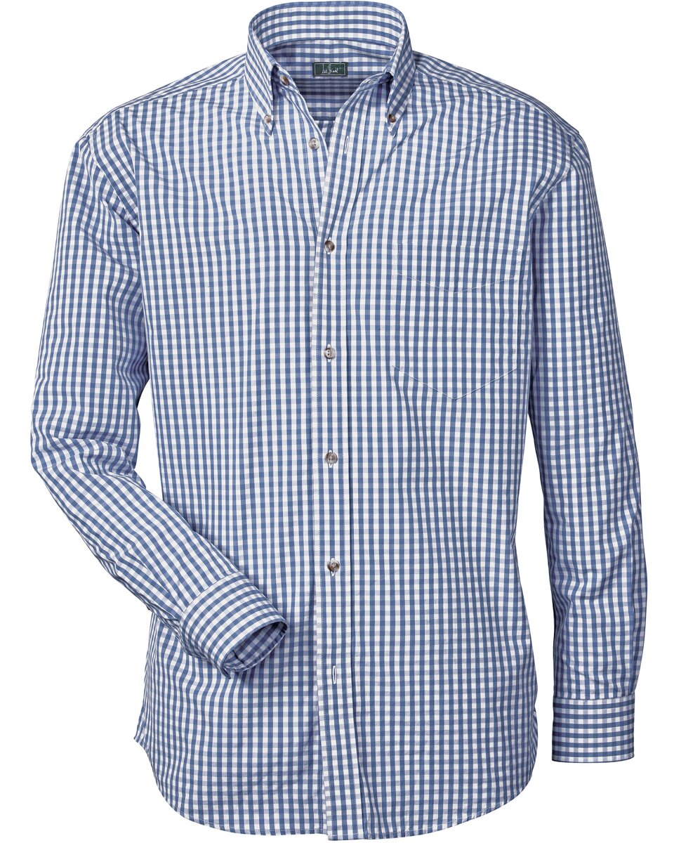 Luis Steindl Gingham shirt (Blue/white.)