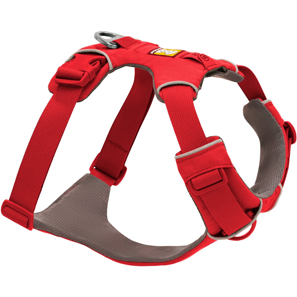 Ruffwear Front Range® suņu iejūgs jaunais modelis (M izmērs (krūšu apkārtmērs 69-81 cm) – Red Canyon)