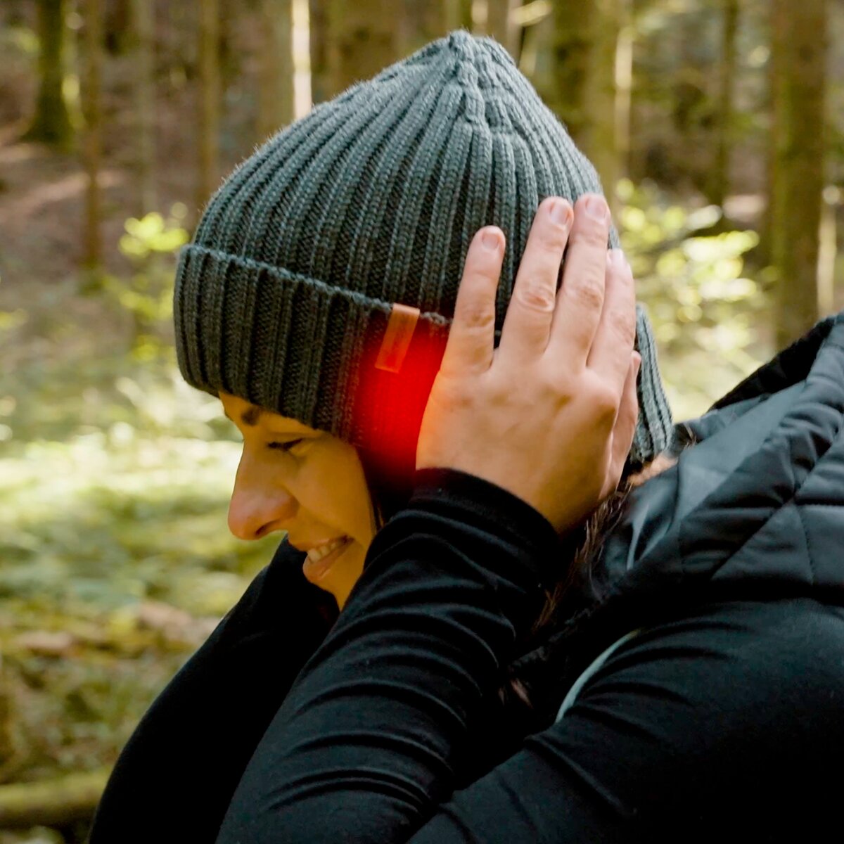 Thermopad Beanie Merino + 10 mini warmers – set (Cream)