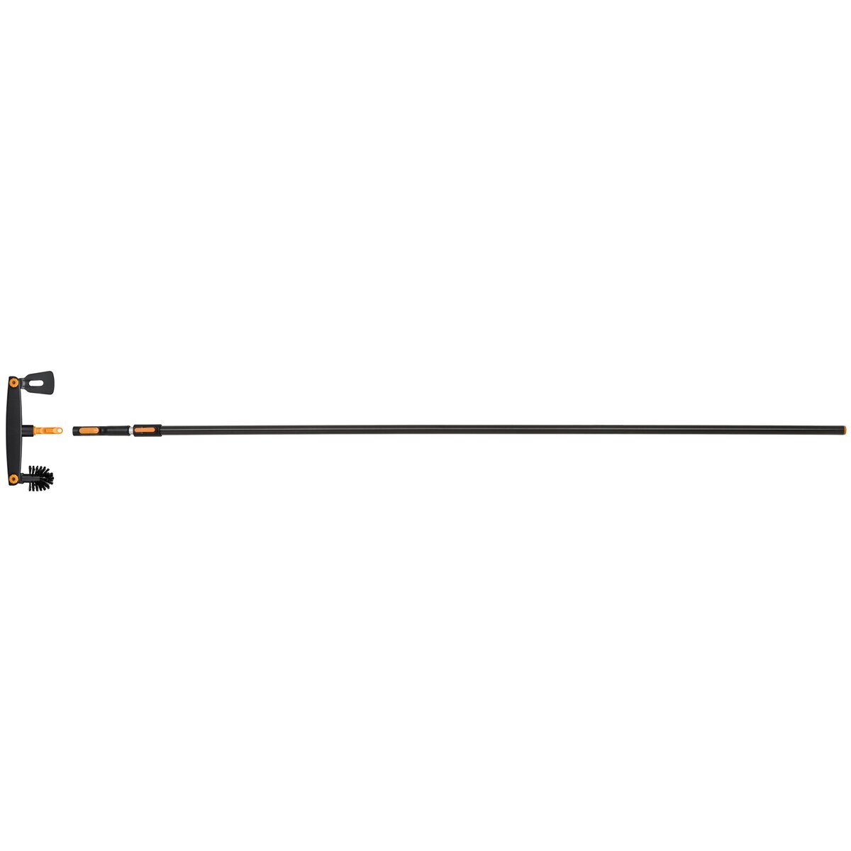 Телескопическая ручка Fiskars OneClick (Размер L — Длина ручки 219–404 см — Вес около 1550 г)