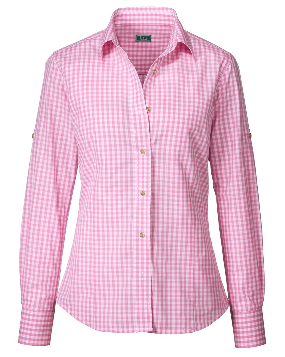 Luis Steindl Vichy check blouse (Light Blue)