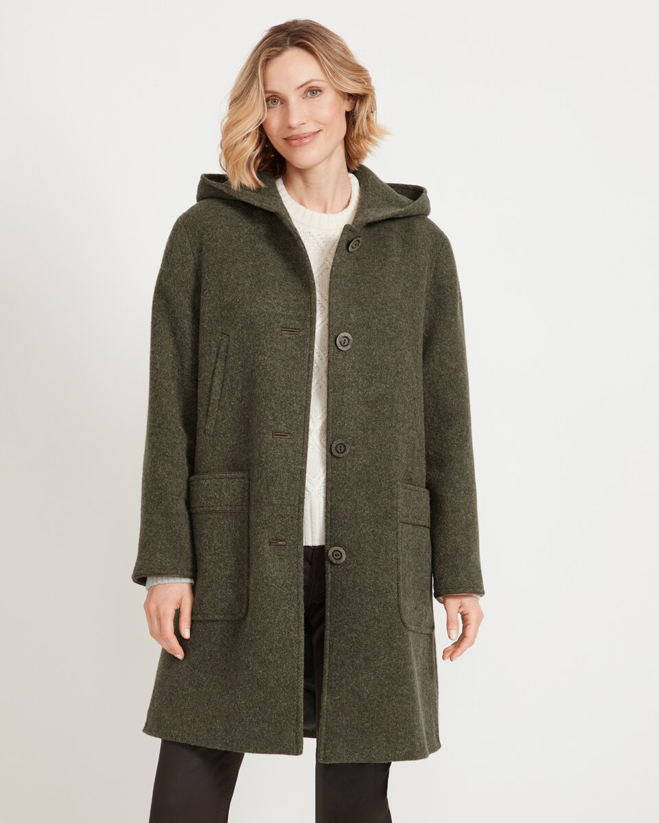 Highmoor Shepherd's loden parka (Autumn leaves)