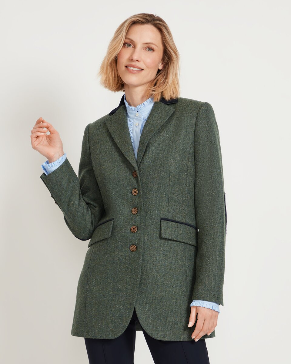 Reitmayer Tweed frock coat (Green Blue)