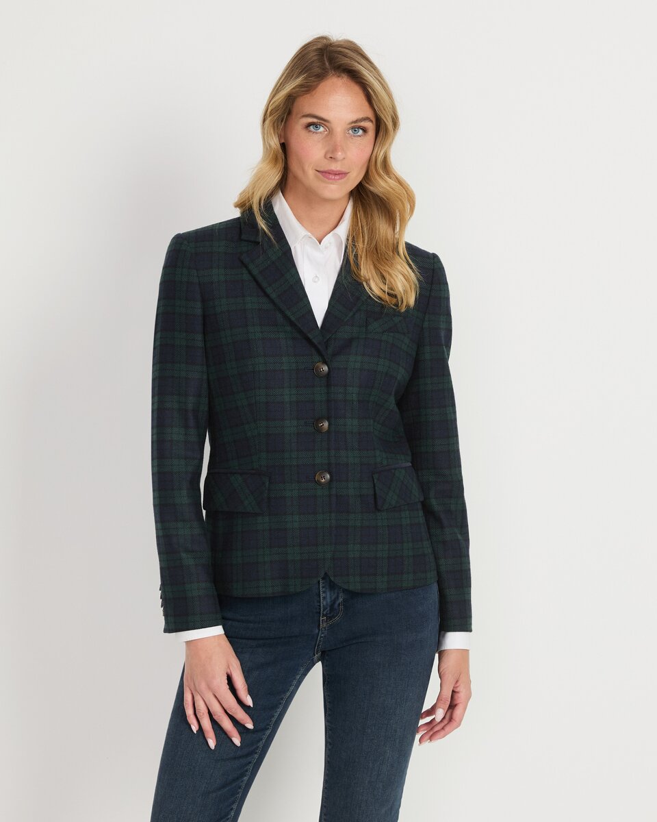 Highmoor Blackwatch blazer (Marine)