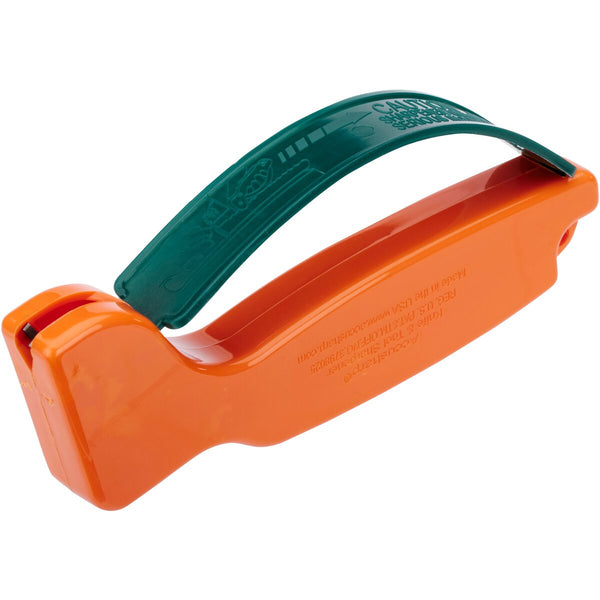 Accusharp Knife and tool sharpener (orange)