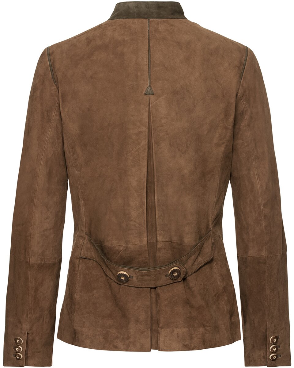 Luis Steindl Leather jacket (Cognac/Green/Red)