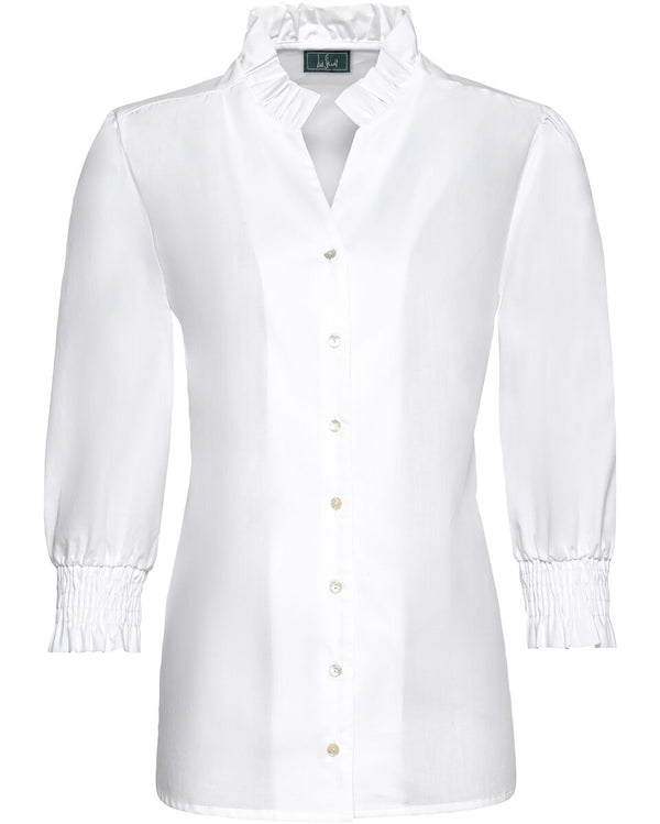 Luis Steindl blouse with puff sleeves (White)