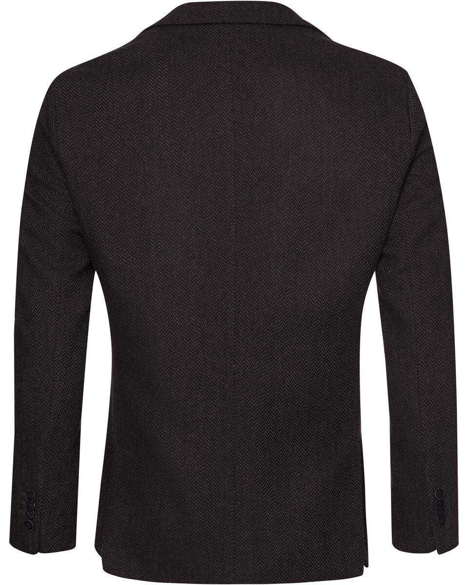 Highmoor Herringbone jacket (Navy/Brown)