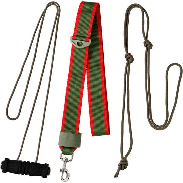 Horse Gear Wildbergehilfe Berg & Tal – 3 daļas vai 2 daļas (Olīvu/sarkans, 3 daļas)