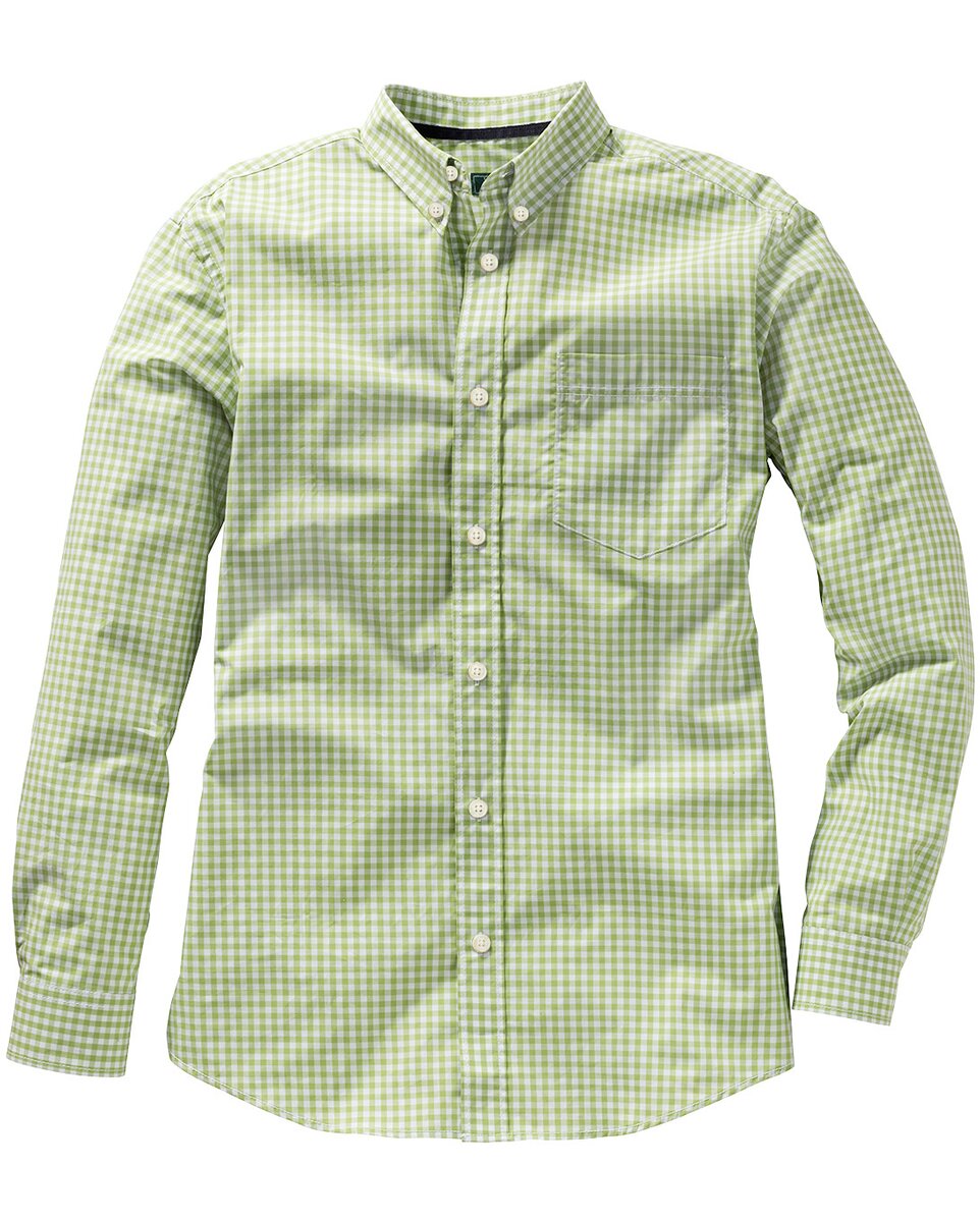 Luis Steindl Double pack of checked shirts (Apple/Blue)