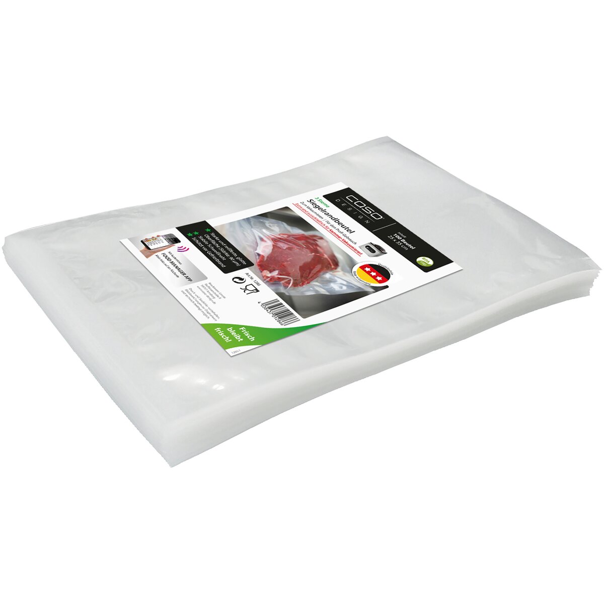 CASO vakuuma maisiņi – 100 gab. (25x35cm)