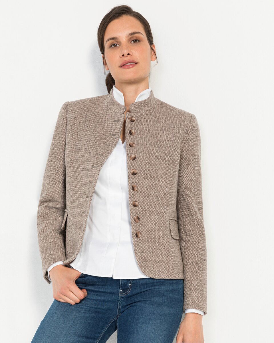Highmoor Stand-up collar jacket (Natural/light brown)