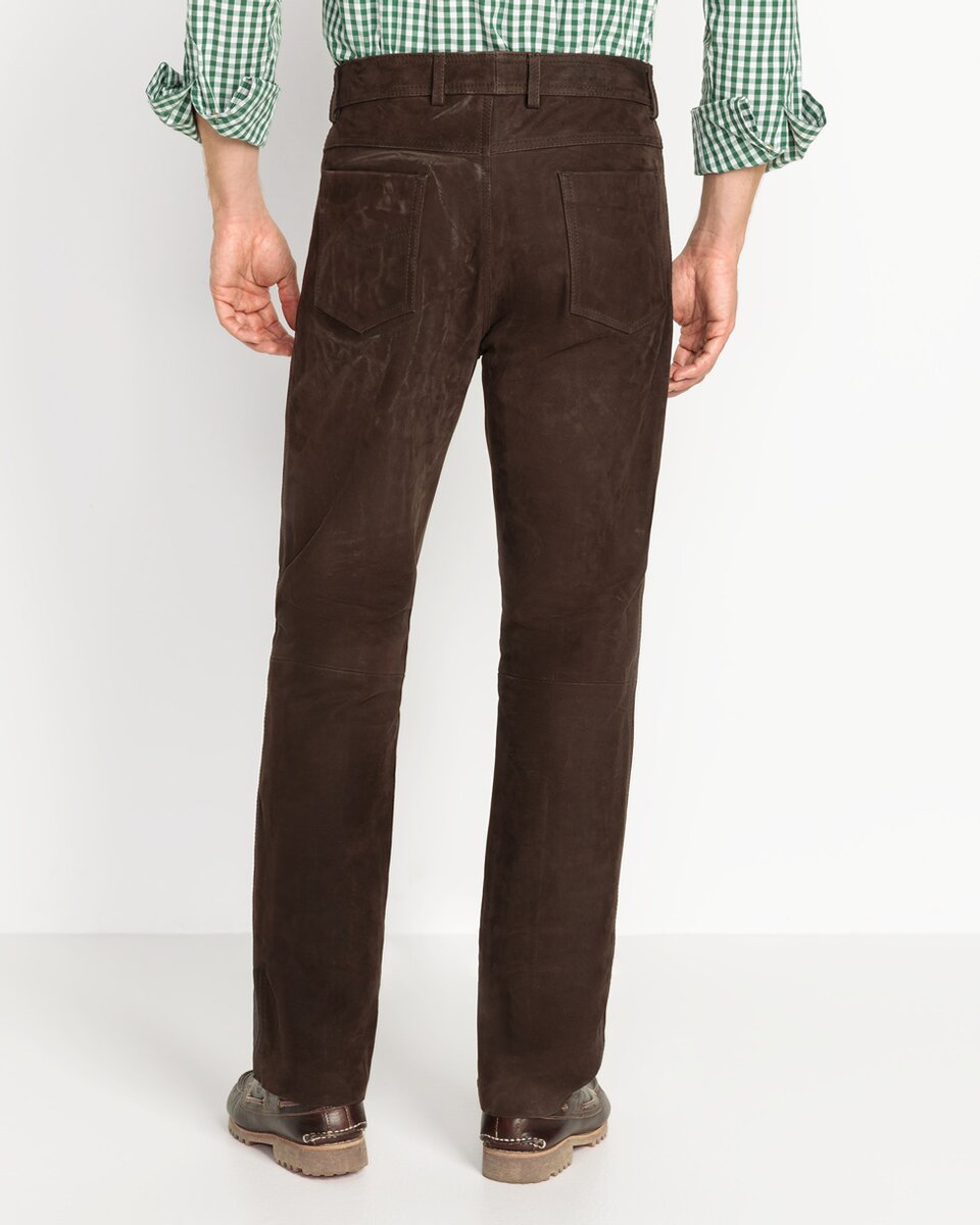 Luis Steindl Buffalo leather pants (Brown)