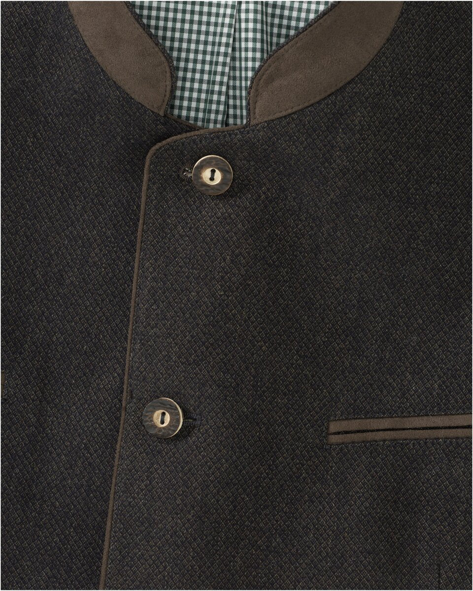 Luis Steindl Cotton jacket with structure (Anthracite)