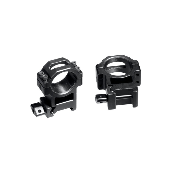 UTG Max Strength gredzeni (augsts profils ar fiksējošo skrūvi, Ø: 30 mm, augstums: 22 mm.)