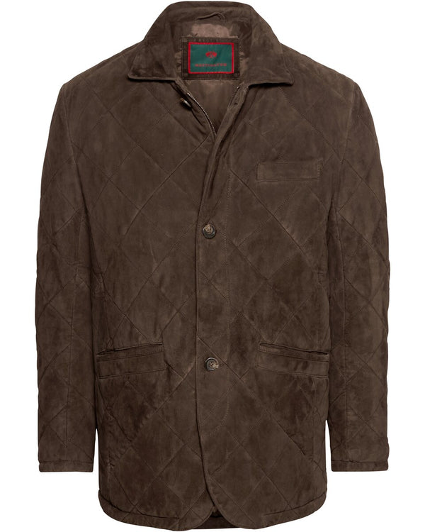 Reitmayer Quilted leather jacket (Brown)