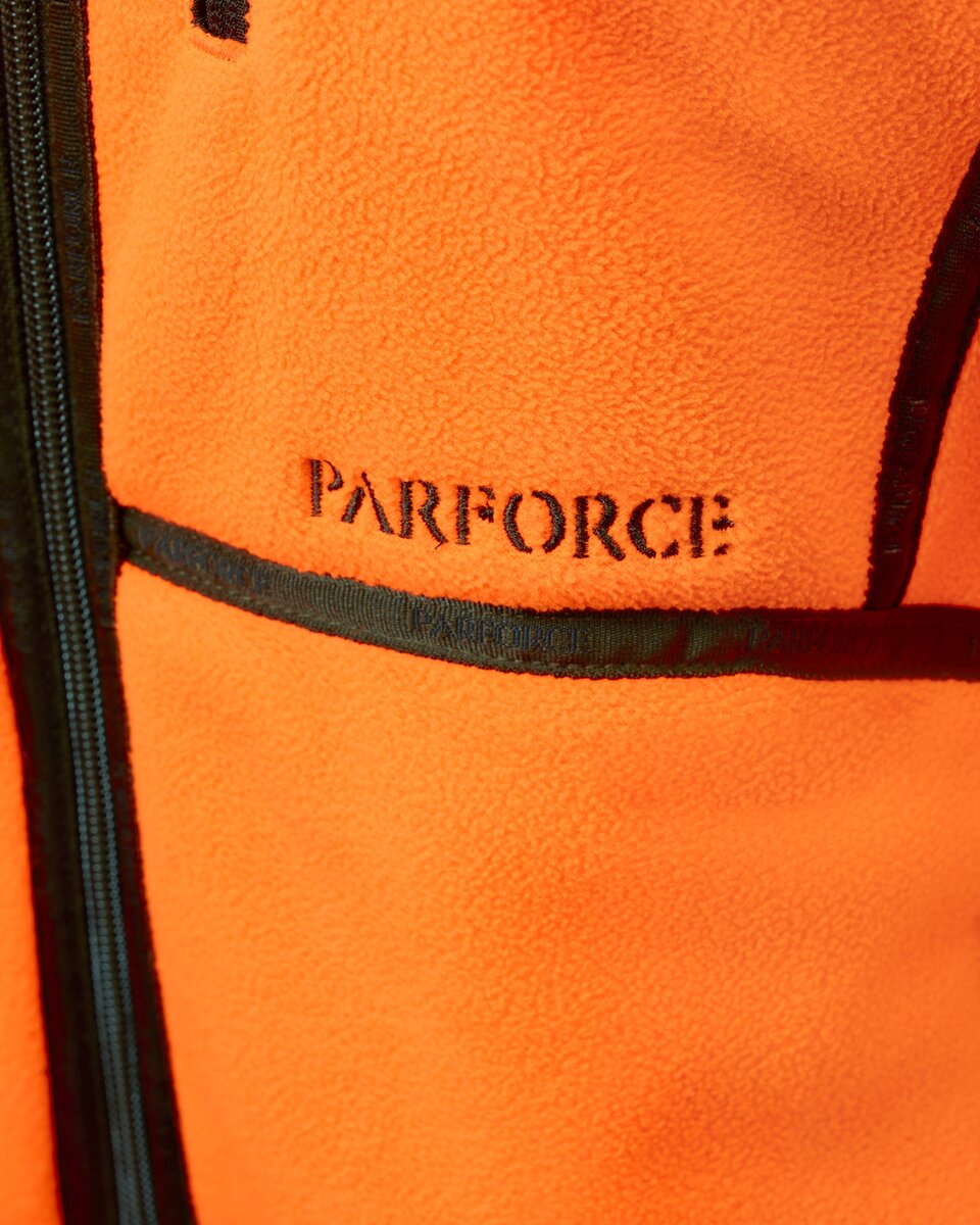 Parforce Reversible fleece jacket Reverse Pro (Olive/signal orange)