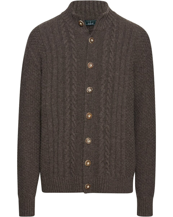 Luis Steindl Cable cardigan (Taupe)