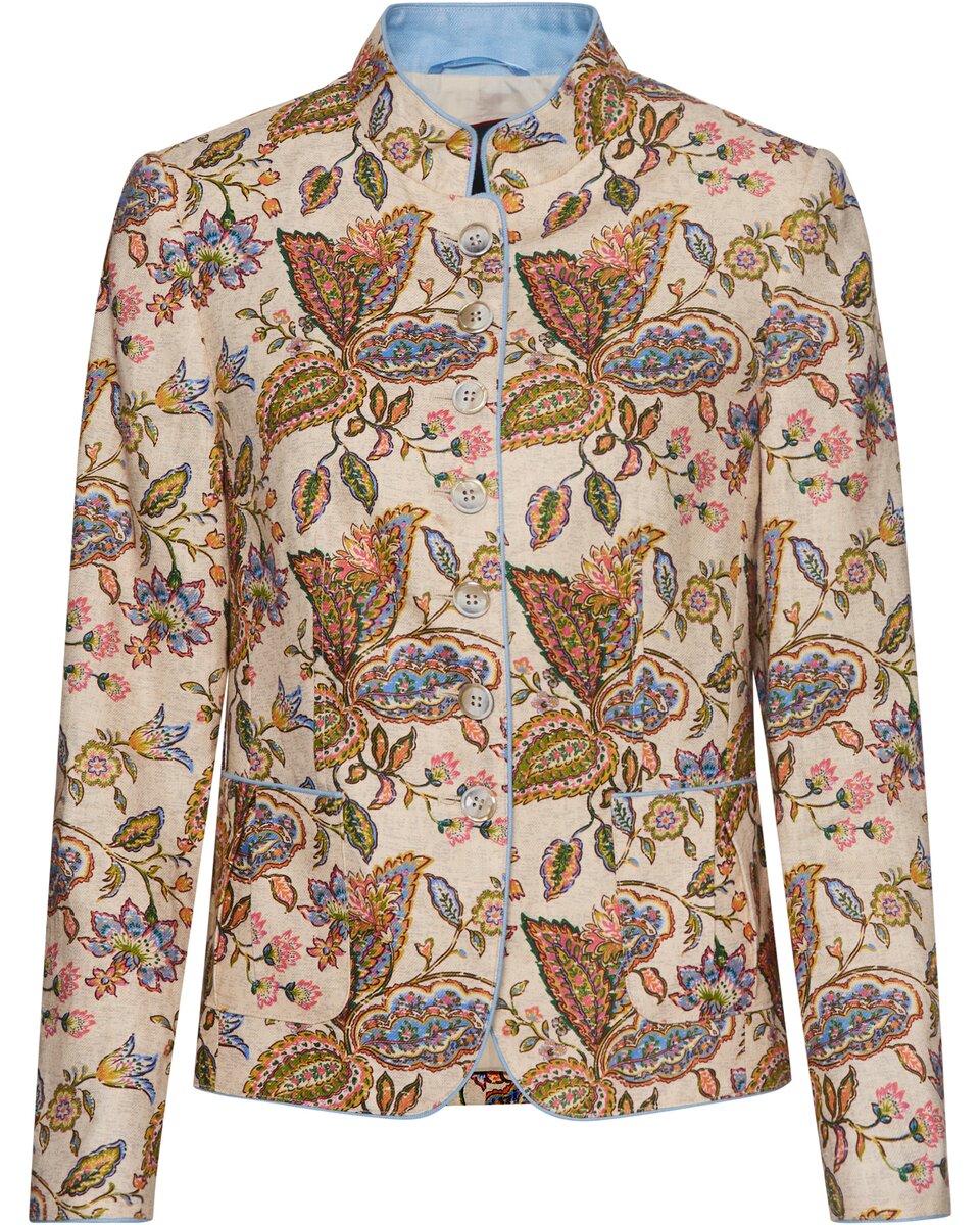Reitmayer Linen jacket (Beige/colorful)