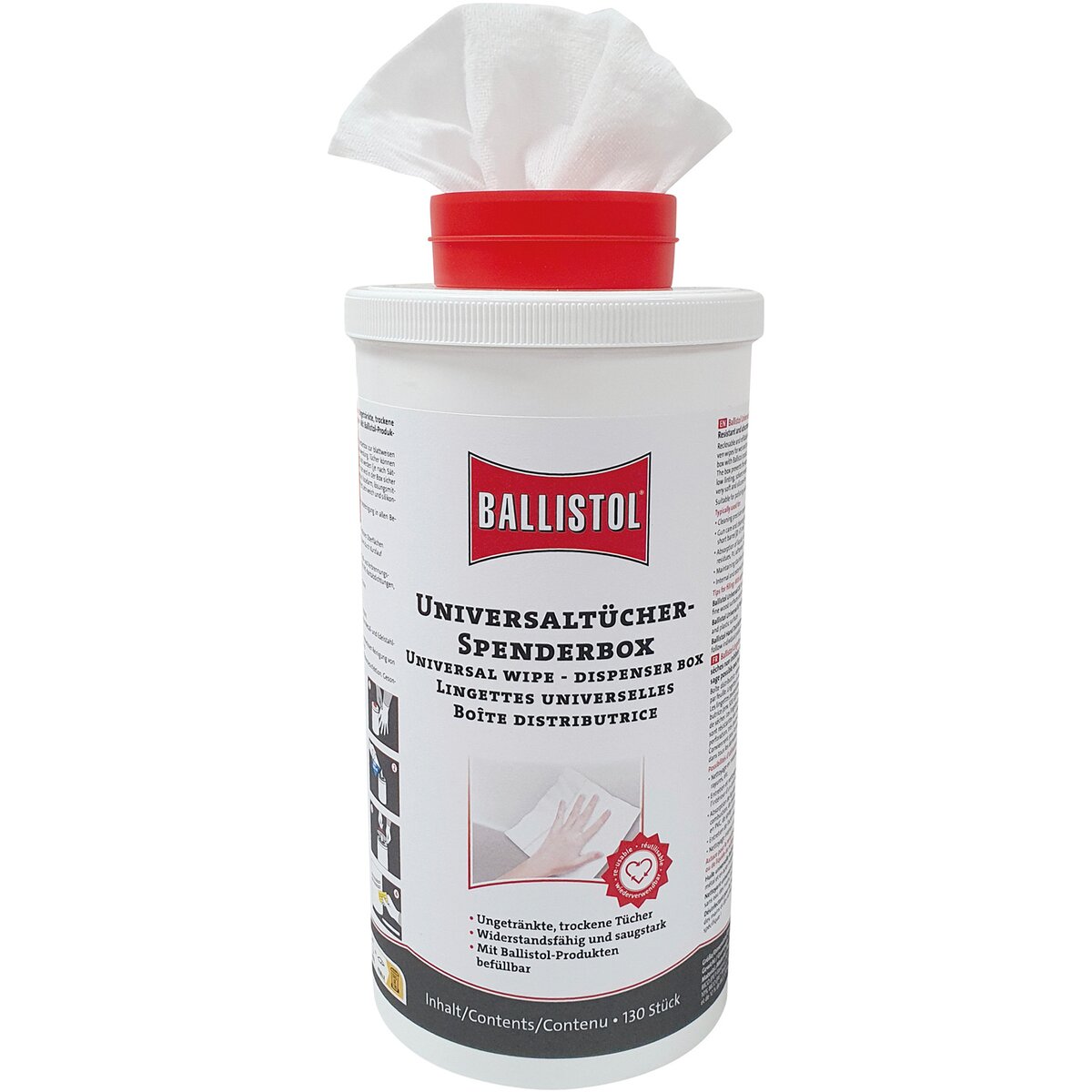 BALLISTOL universālo salvešu dozatora kārba