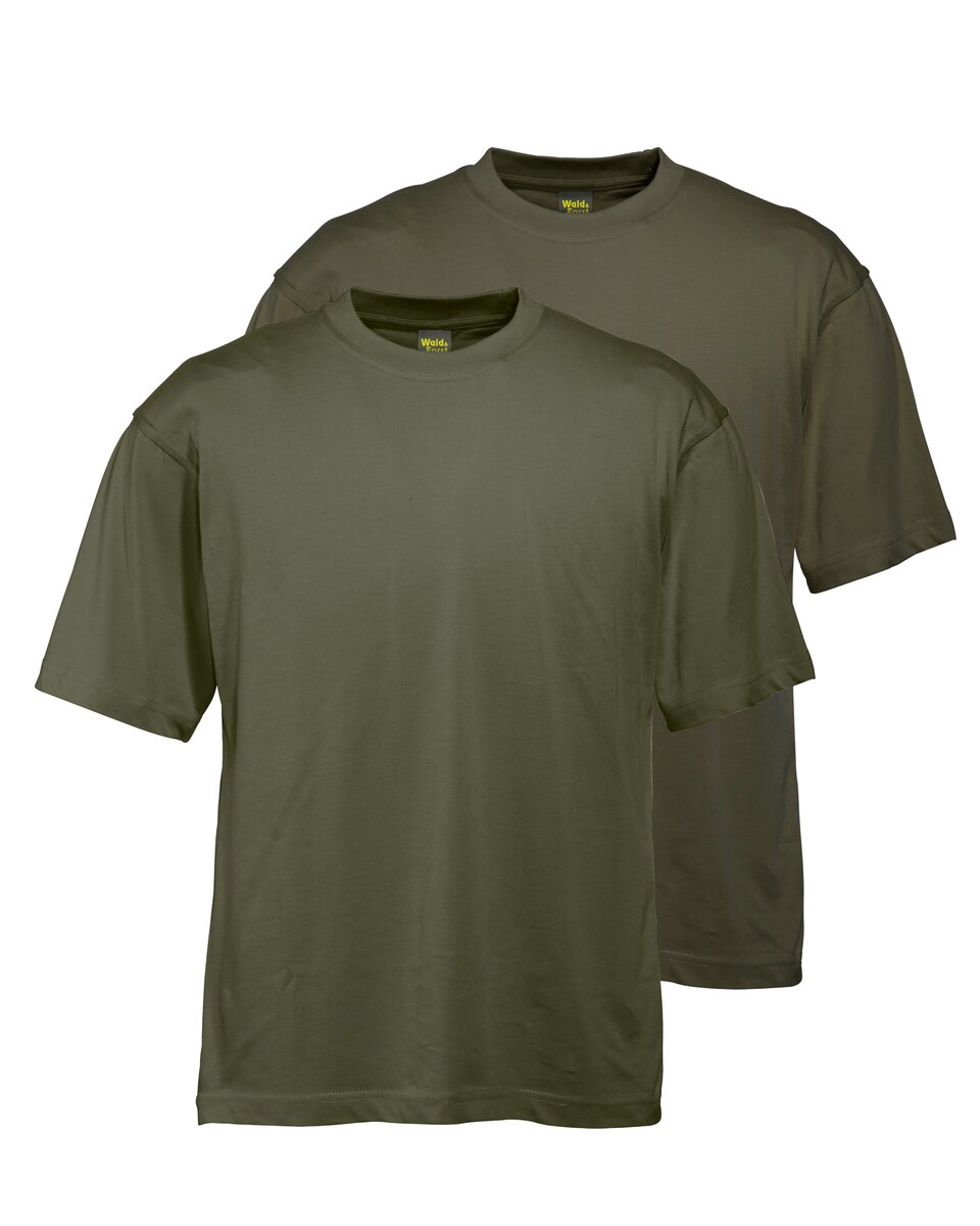 Wald & Forst T-krekli, 2 iepakojumi (2x Olīvkrāsā).