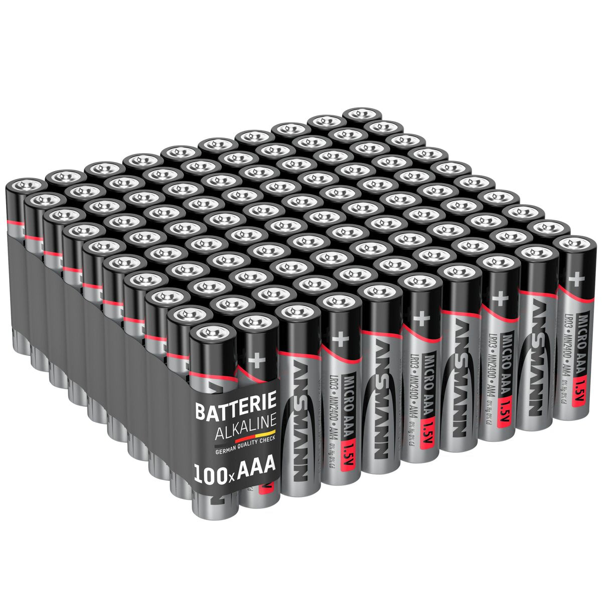 Ansmann sārmu baterijas Micro AAA, 100 gab.
