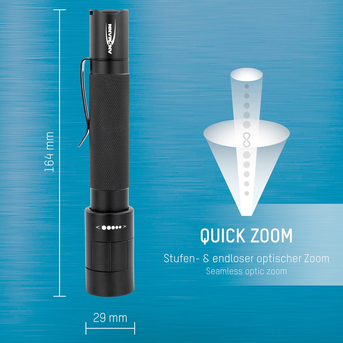 Ansmann M200F 5W LED flashlight