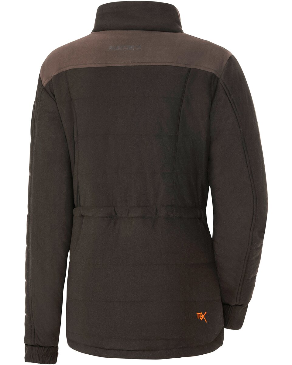 Parforce Women's reversible winter jacket Sphere (Signal orange/brown)