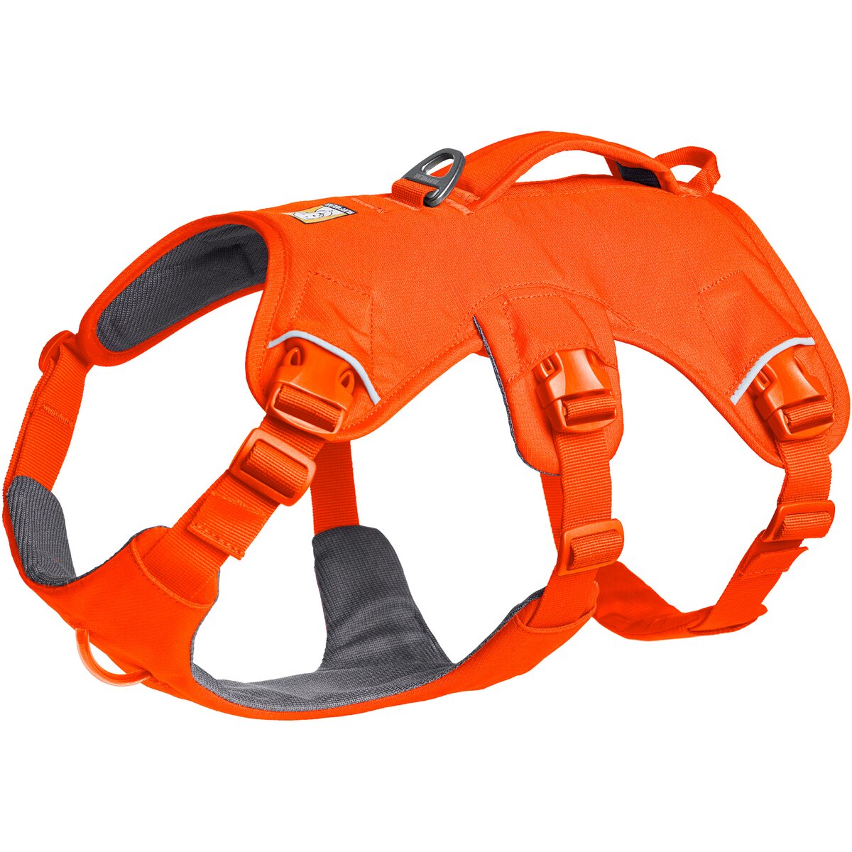 Ruffwear suņu iemaukti Web Master™ (M izmērs (krūšu apkārtmērs 69–81 cm) – koši oranži)