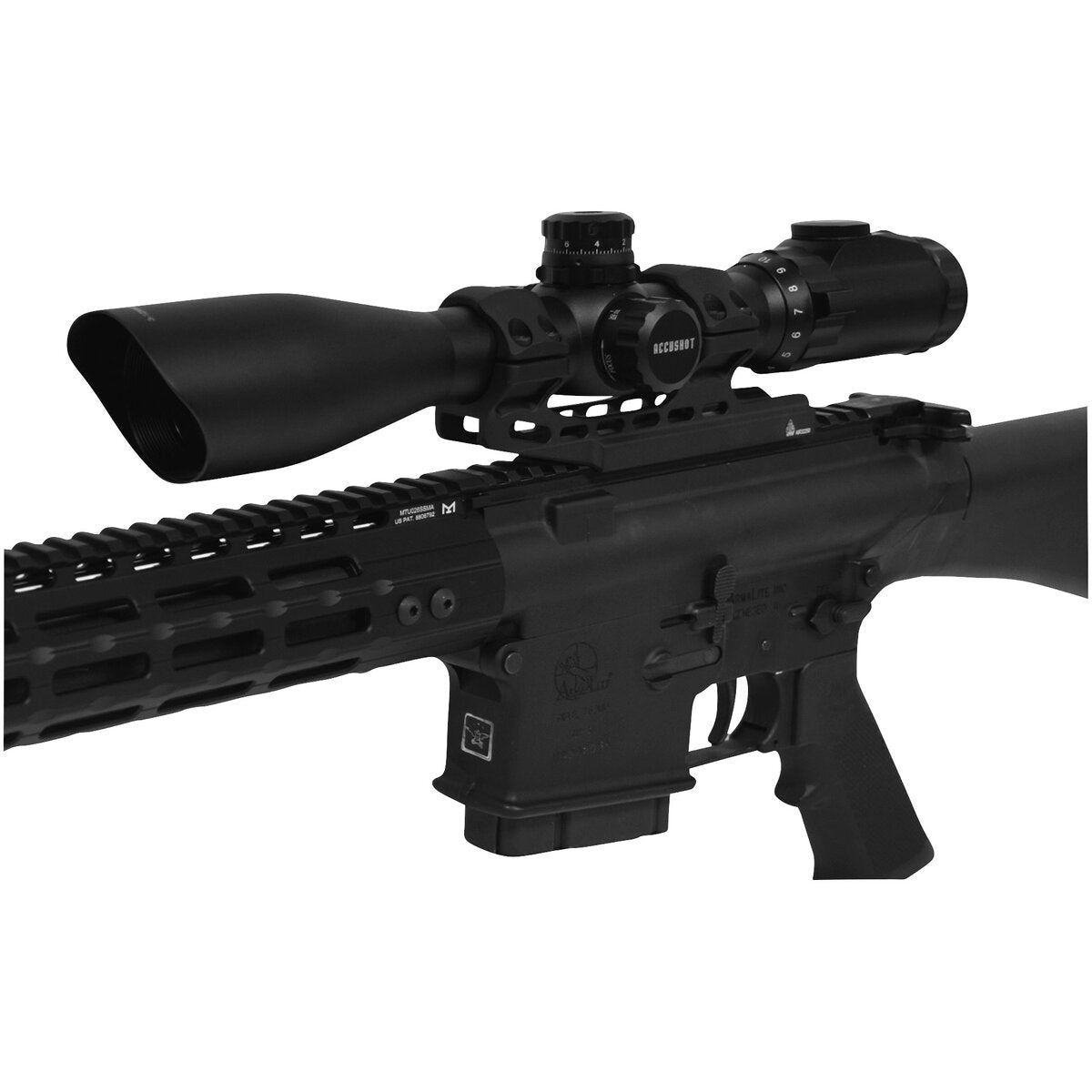 UTG stiprinājums ACCU-SYNC Integral Air – gredzens Ø 1" (25,4 mm) (vidējs profils – gredzenu atstatums 34 mm, sēdekļa augstums 22 mm)