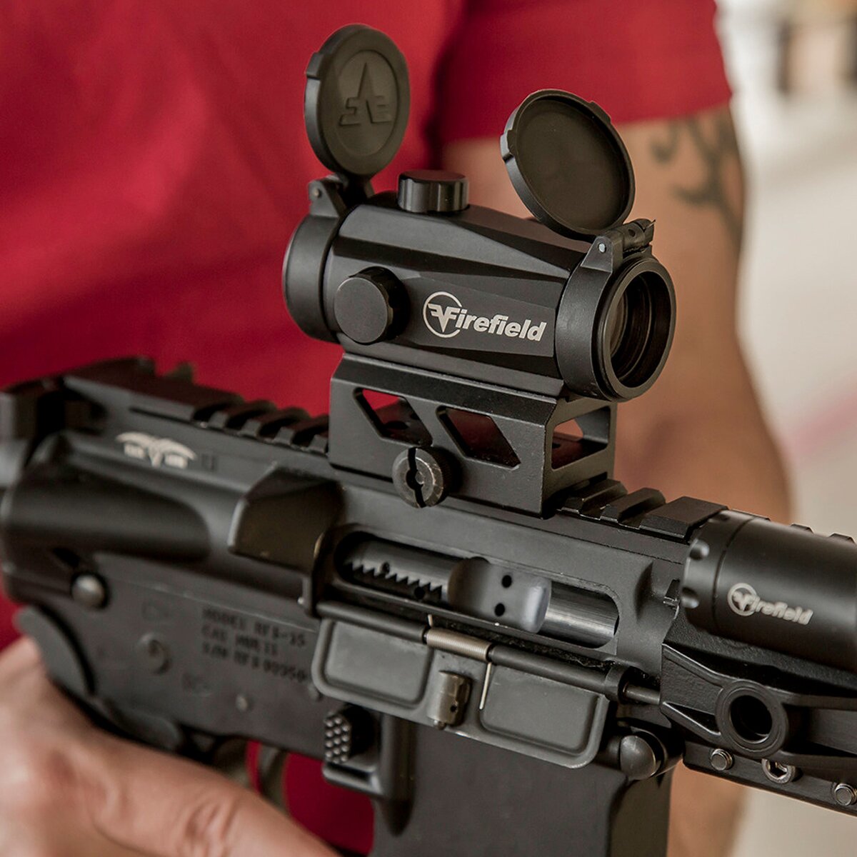 Firefield Red dot tēmēklis Impulse 1x22 (tīkliņš 2 MOA aplis ar punktu)